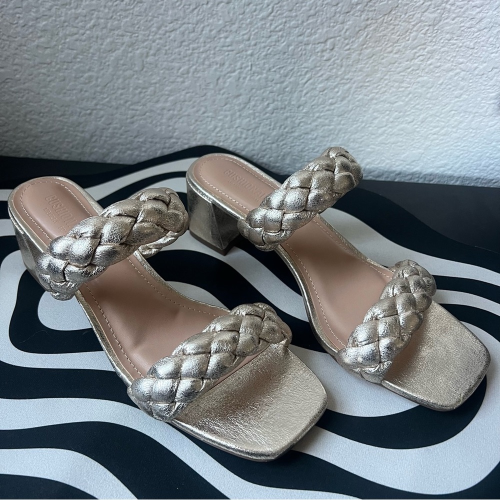 Braided Heeled Sandals